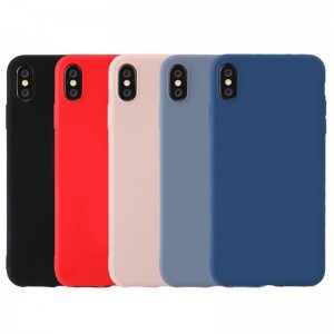 Coque iphone en silicone vente chaude pour iphone XS